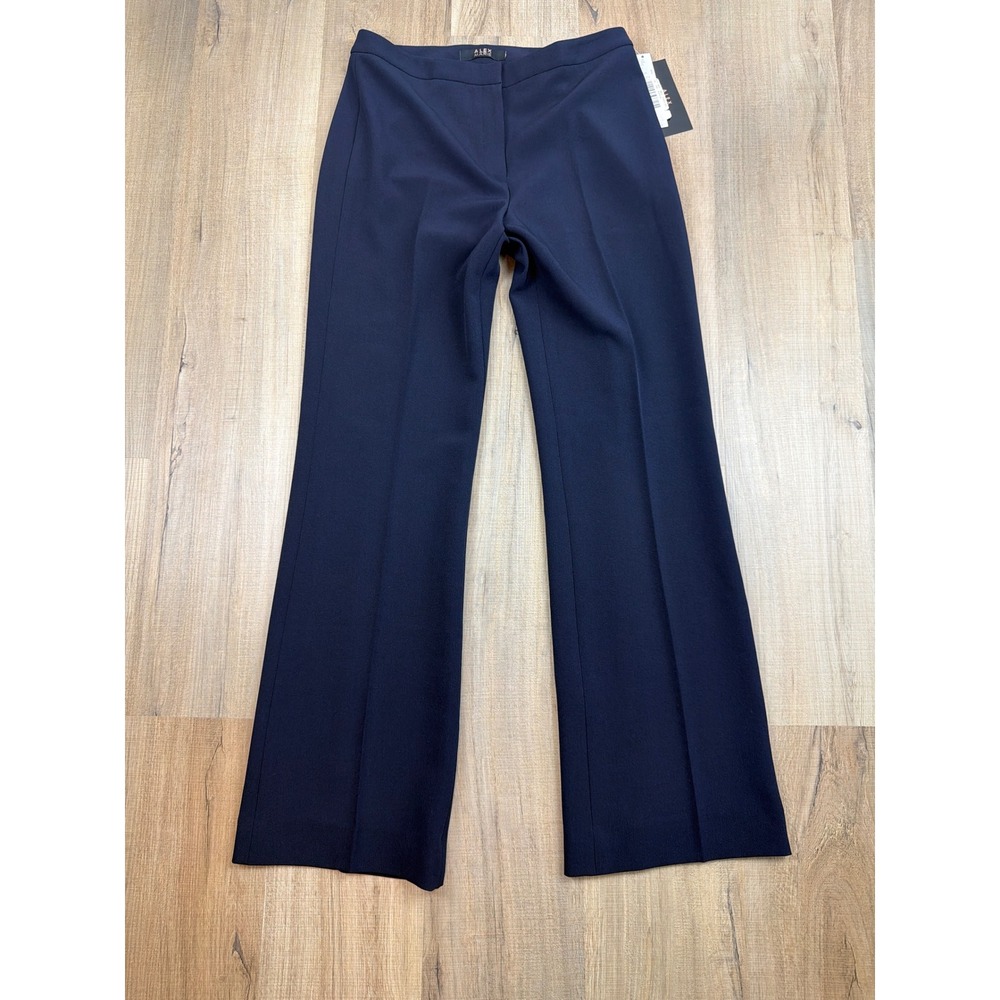 Alex Marie Alexa Navy Blue Slightly Flared Dress Pants 4110M301 Womens 6 NWT
